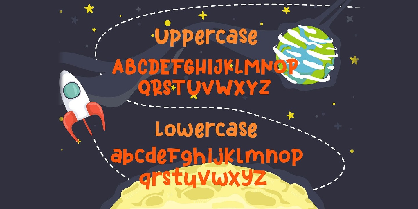 Example font Kidspace #14
